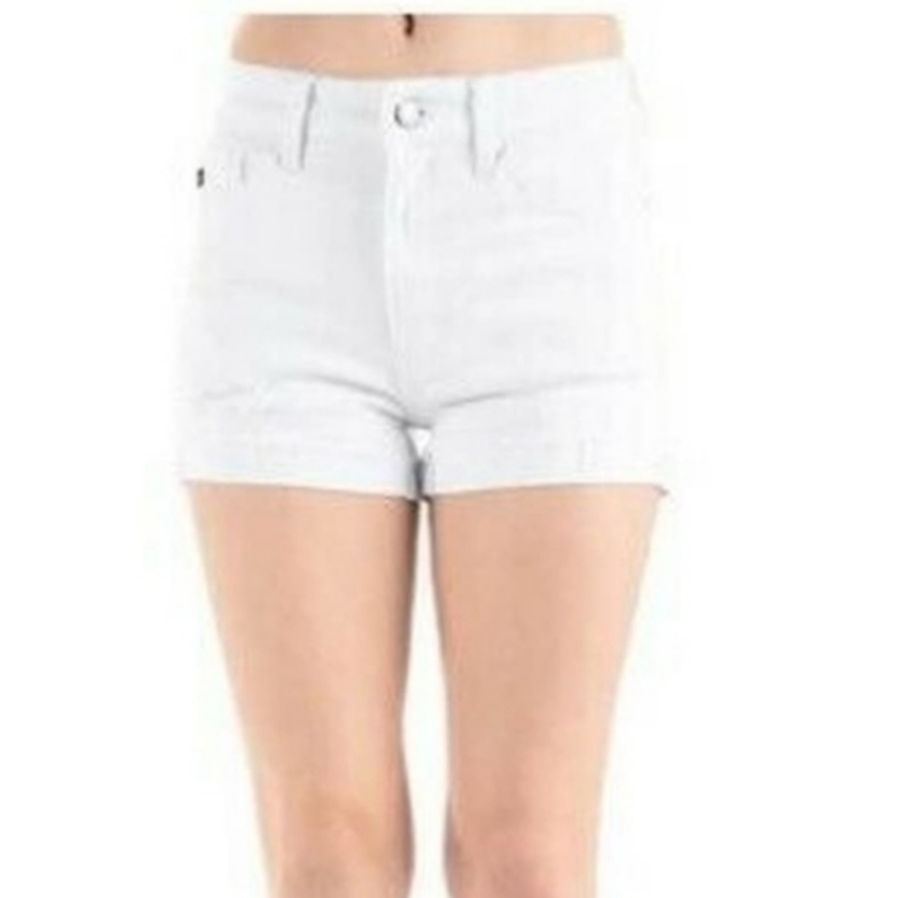 Kancan Mid Rise Cuffed Shorts